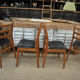 Lot de 6 ancienne chaises vintage 1960