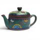 China, small cloisonné bronze teapot early 20th century