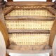 Ensemble de quatre chaises de salle à manger, en bois massif années 1950 Tchécoslovaquie