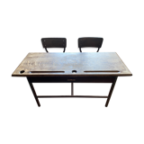 Double-desk school desk