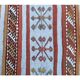 Vintage Turkish Oushak Handmade Wool Cotton Red Kilim Runner 60x214