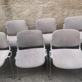 Series of 35 DSC 106 Chair by Giancarlo Piretti for Castelli from the 1970s