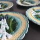 6 asparagus plates in slip