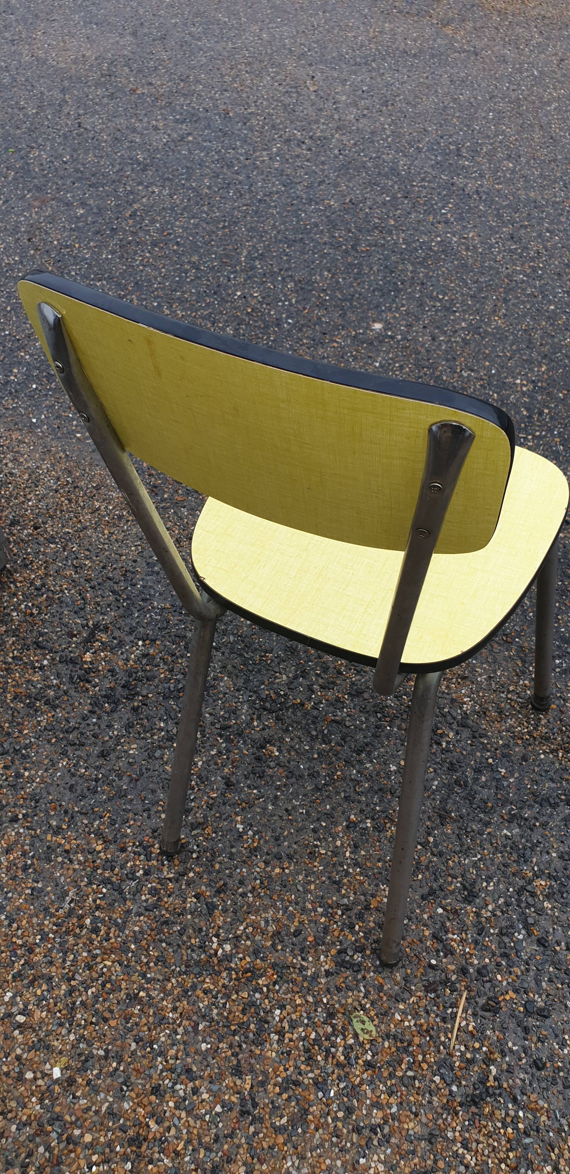 Canary formica chair