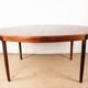 Table de repas, ovale, extensible, Danoise, Palissandre, Harry Ostergaard.