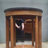 Empire style half-moon console