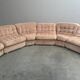 Vintage XXL round modular sofa, 1970s