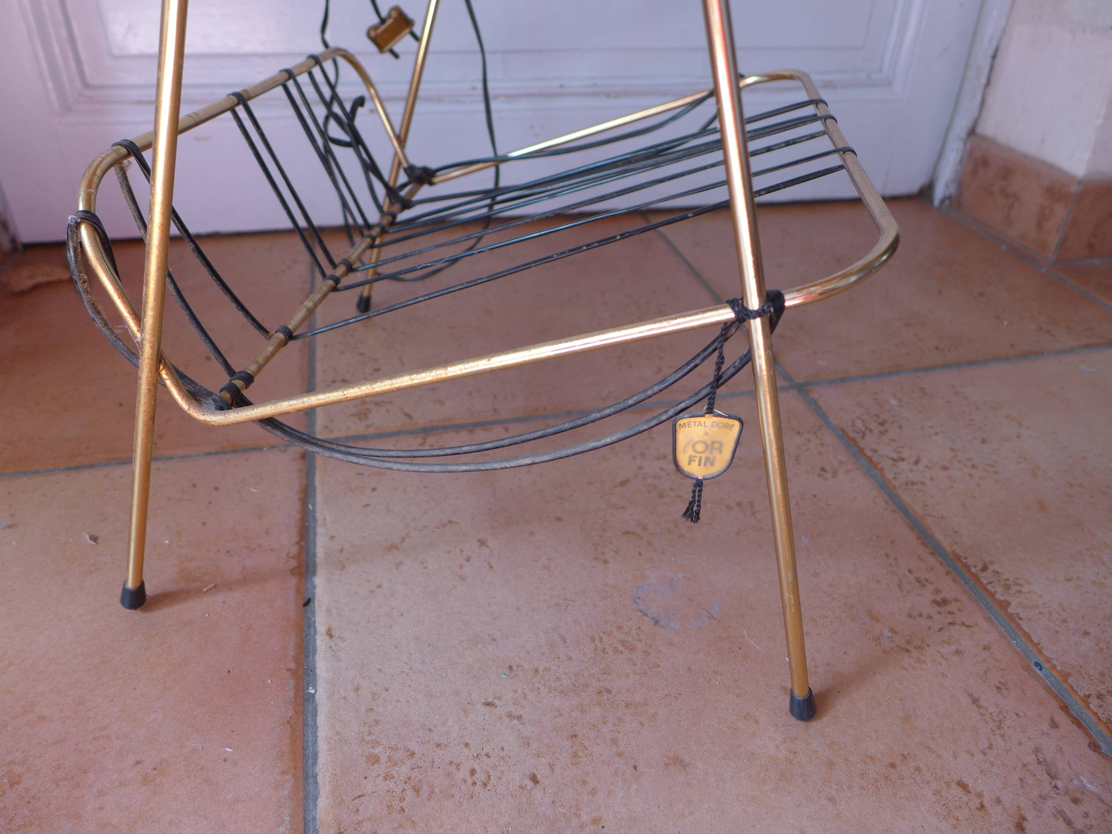 Lampadaire liseuse vintage années 60