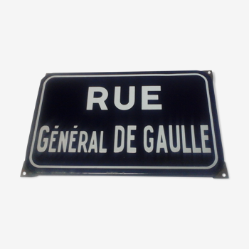 Plaque de rue