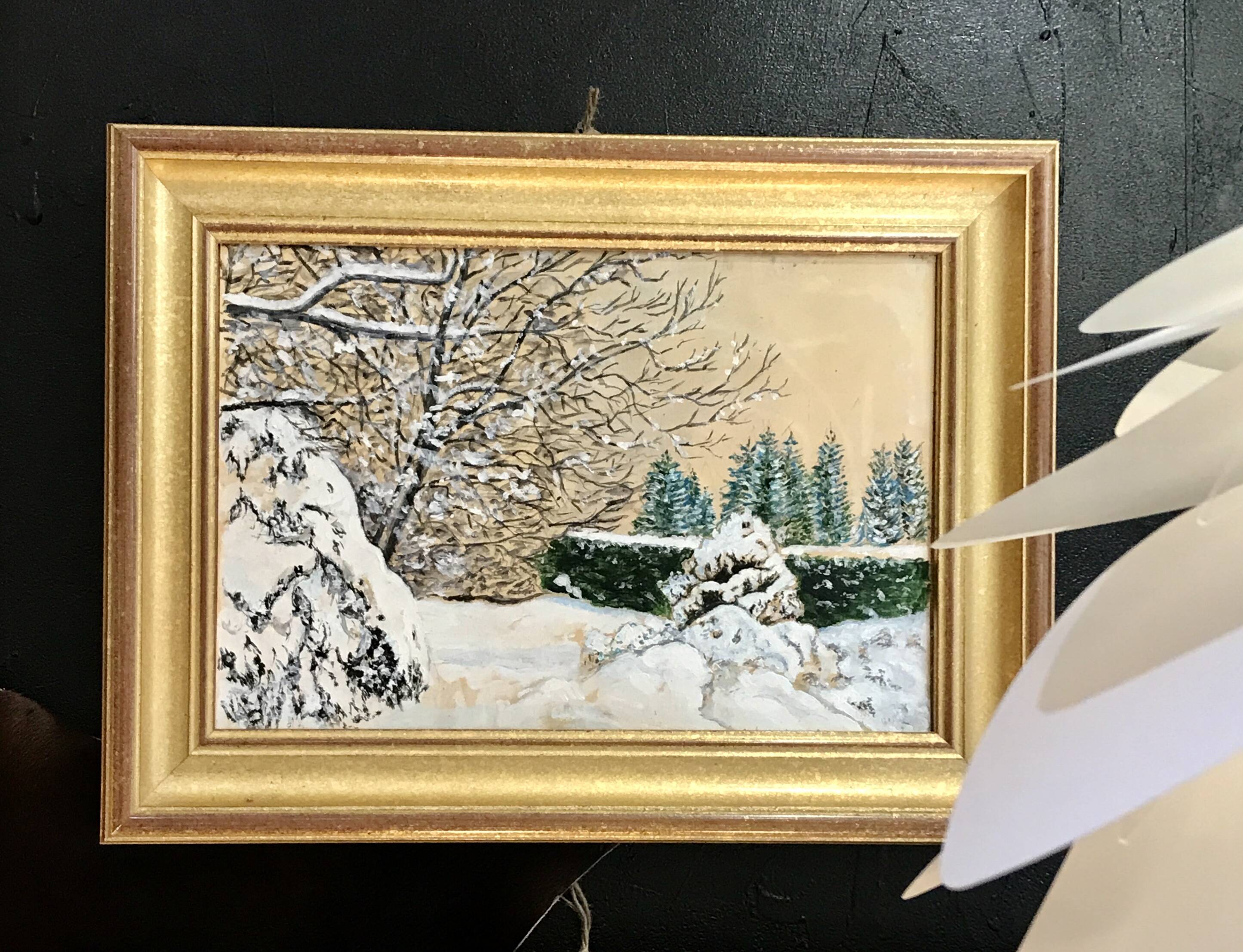 Acrylic Snow Landscape