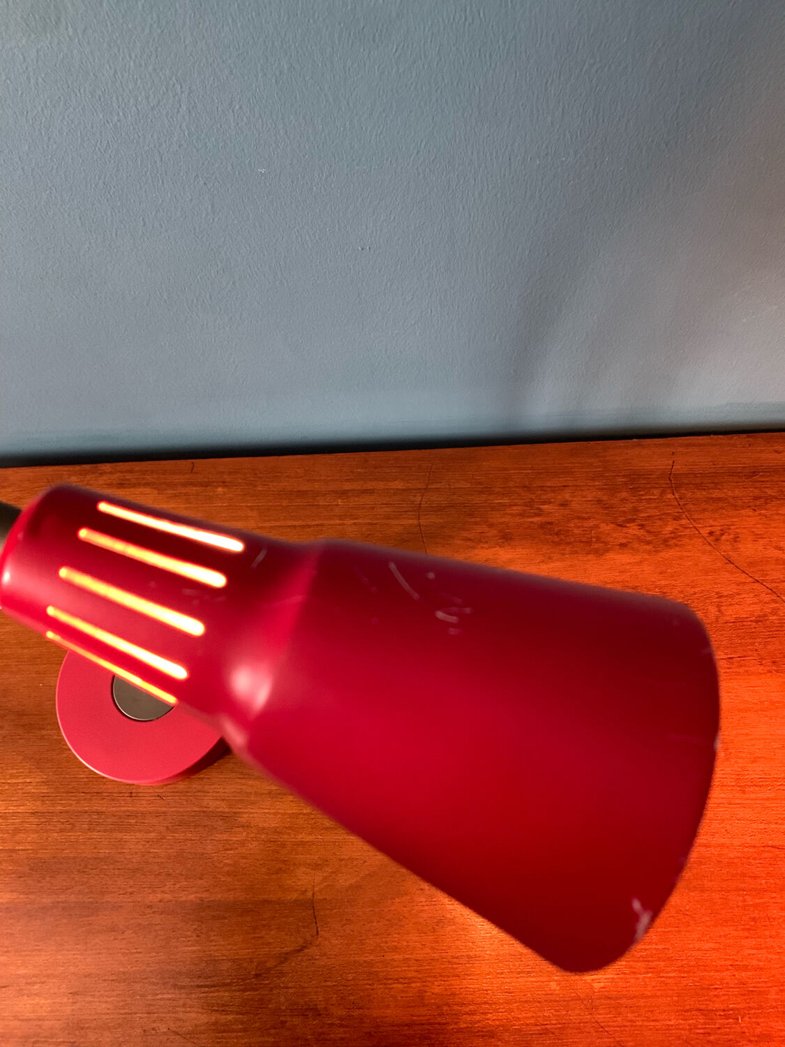 Red ikea floor lamp 90s