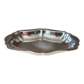 Plat vintage en inox