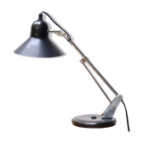 Black articulated desk lamp Aluminor, 60s