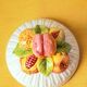 Candy dish in barbotine, Nove Italy.