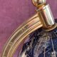 Globe terrestre g.e.m in lapis, hard pierres and motherpearl