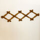 Wall coat rack with 10 hooks