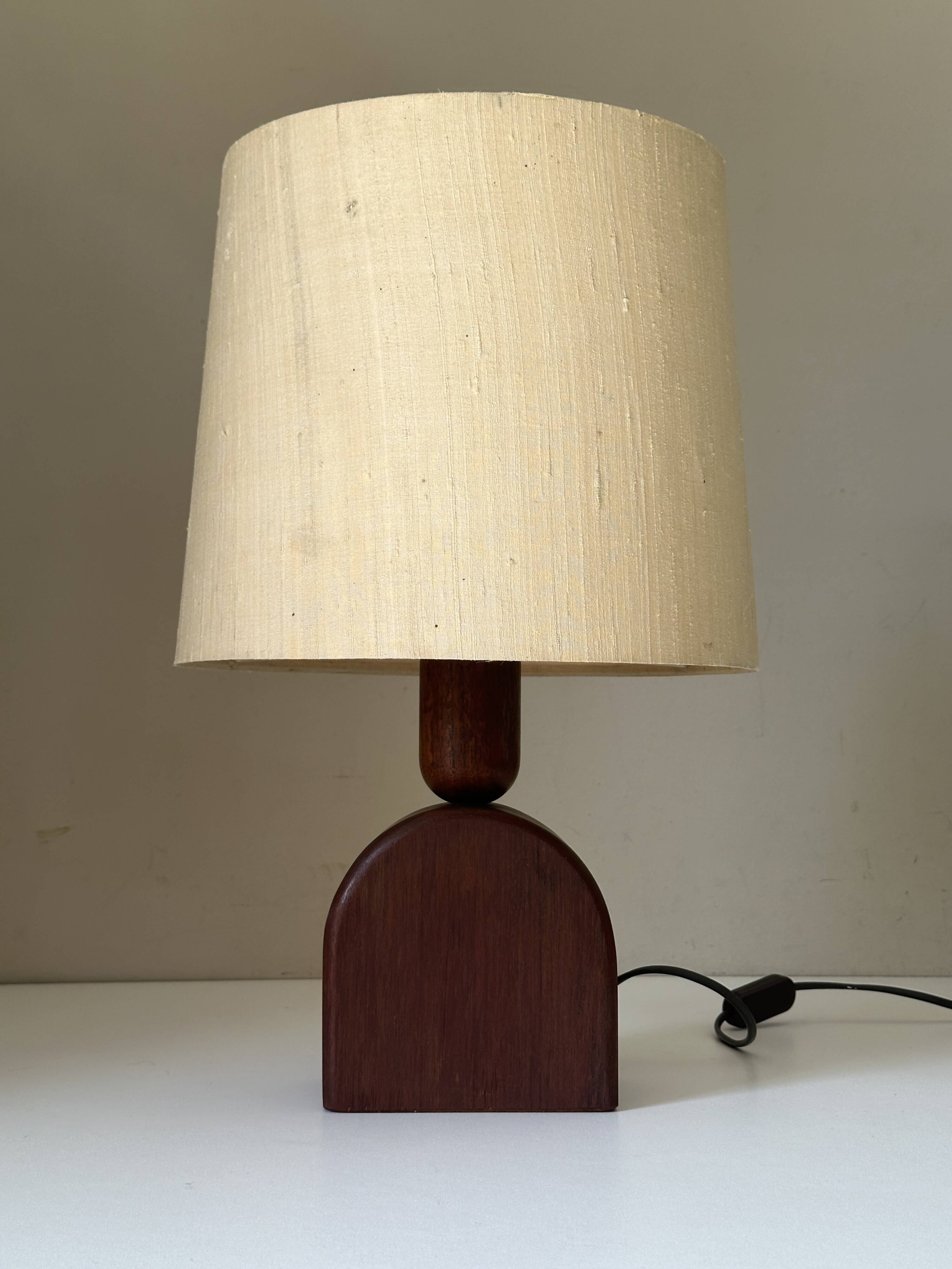 Vintage teak lamp, 60s design