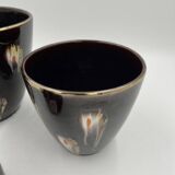 Set of vintage ceramic planters and vases
