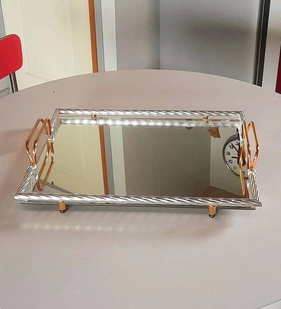Hollywood Regency Mirror Tray