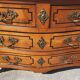 Transition louis xv louis xvi chest of drawers in cherry wood 4 drawers from the 18th century