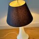 opaline and brass lamp - Sweden 60s/70s