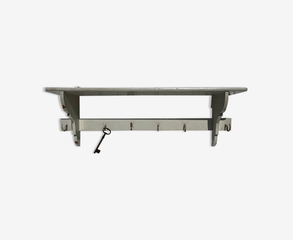 Painted wooden kitchen shelf