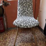 Vintage compass foot chair