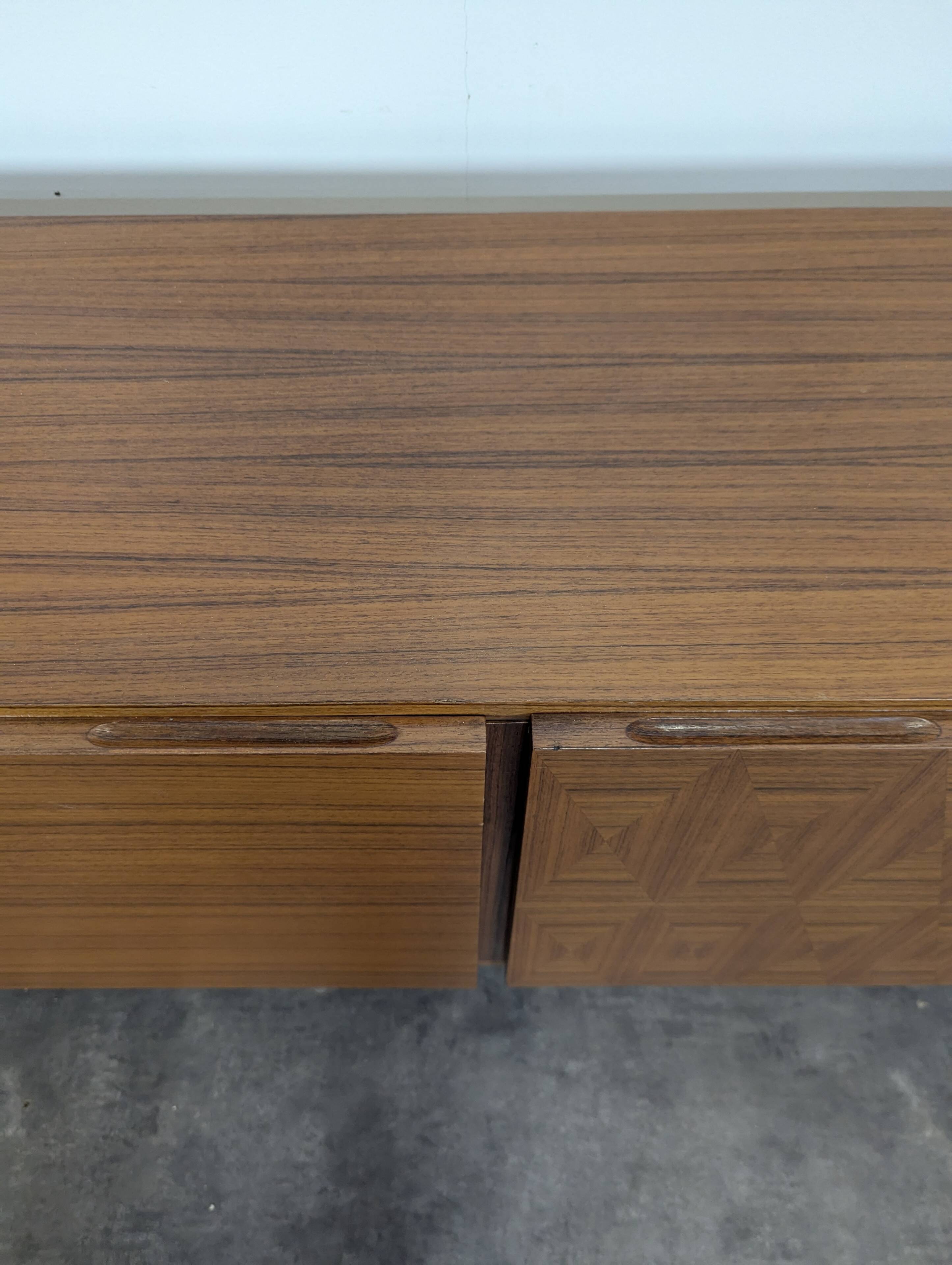 1950s rosewood sideboard produced by Musterring International