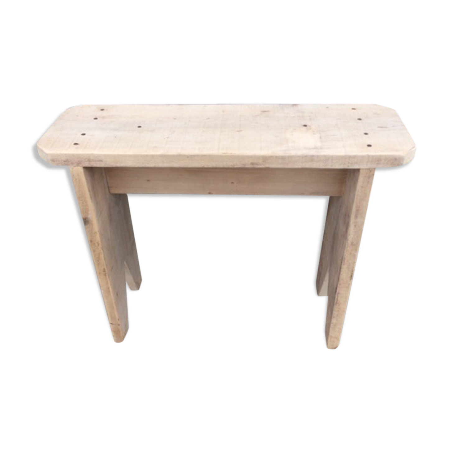 Bleached workshop stool
