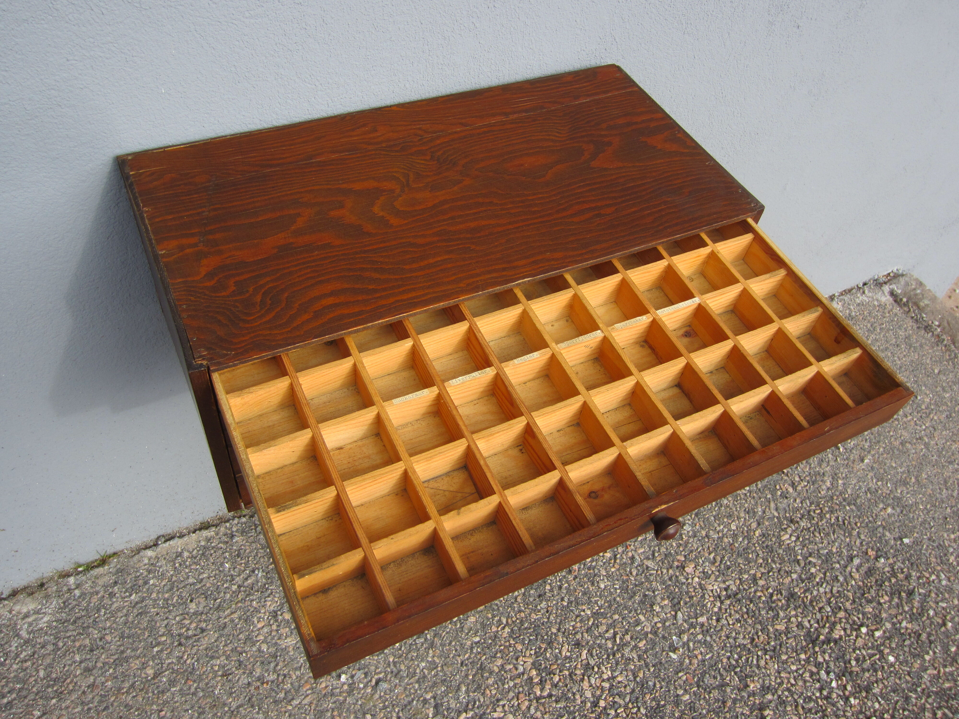 Loom furniture with watchmaker's drawers