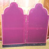 Old screen with 2 sheets in fabric