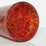 Glass vase of murano around 1970