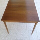 Table extendable scandinavian design teak growing butterfly