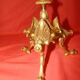 pair of bronze candelabra with 4 candle holders from the late 19th century