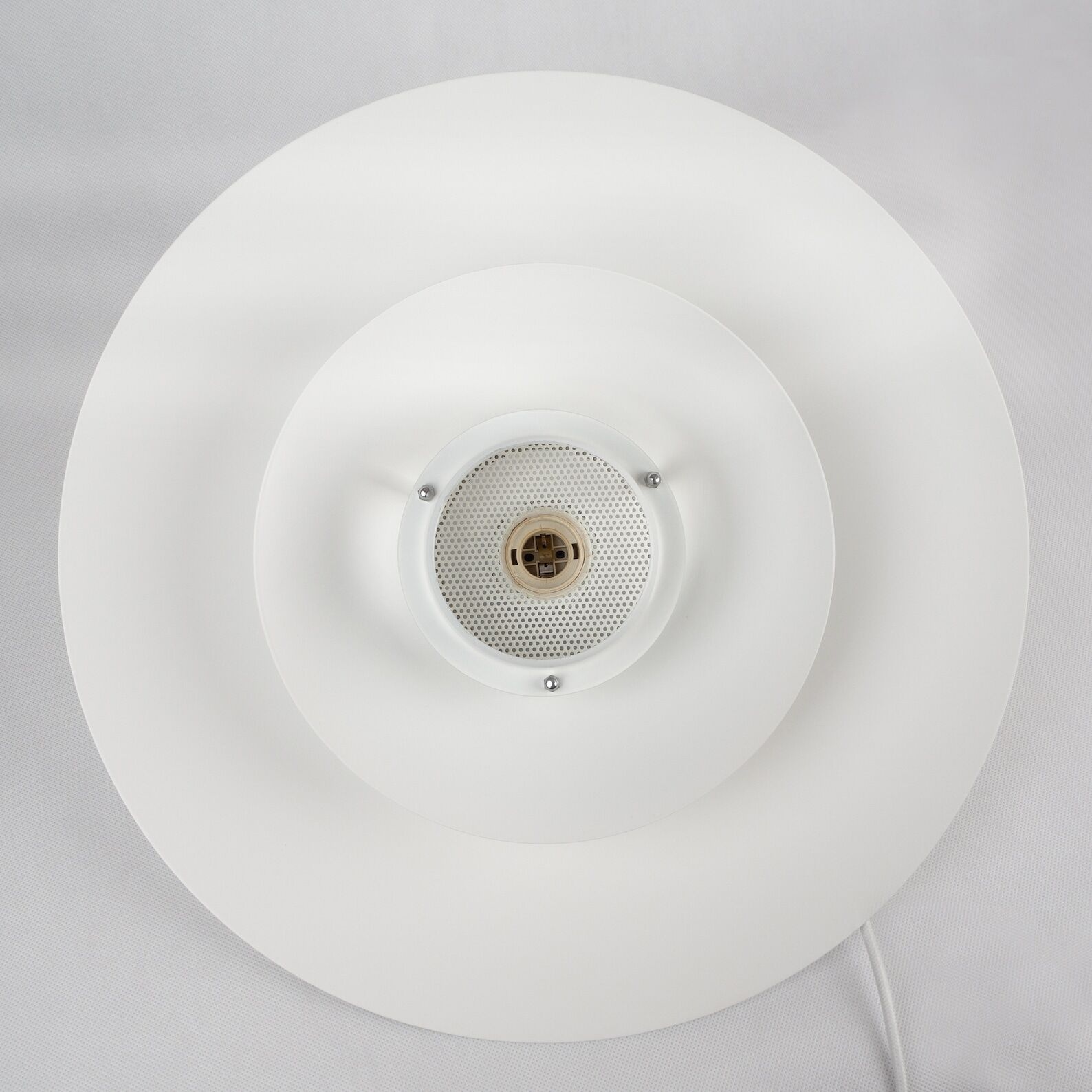 Danish vintage pendant lamp Donau by Kurt Wiborg, Jeka, 1980s