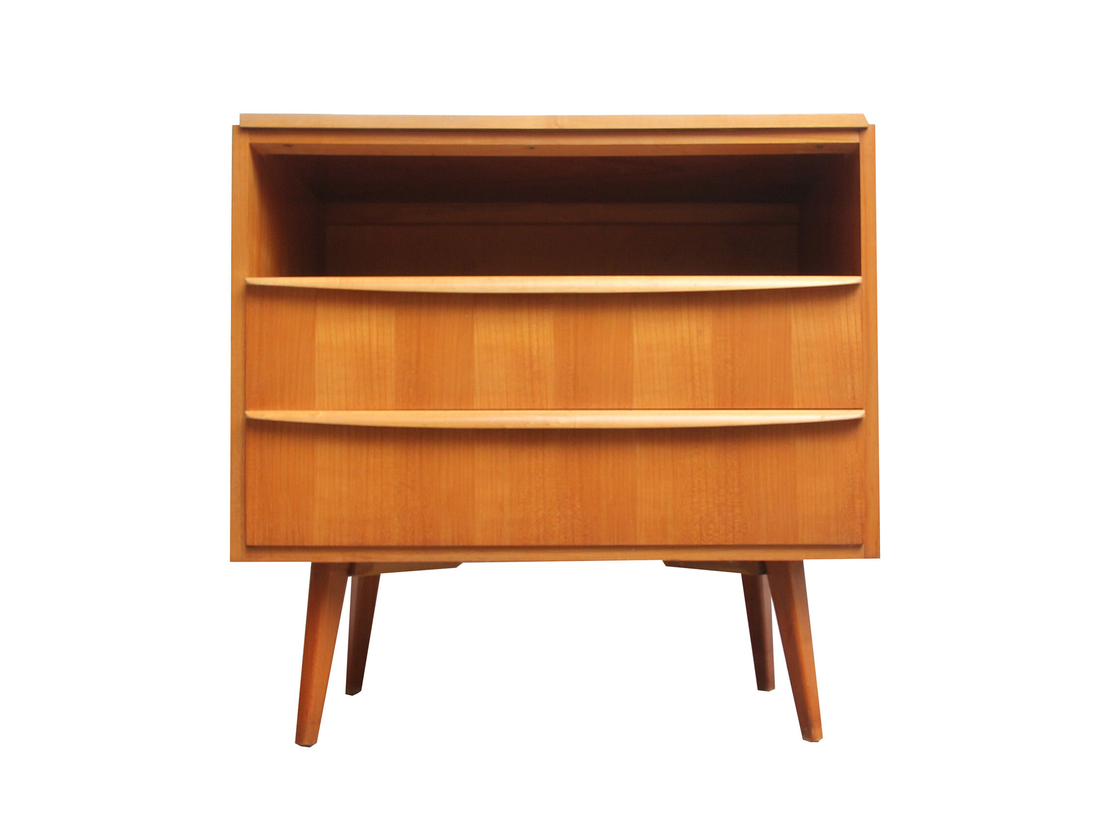 Chest of drawers in cherrywood and formica 1950