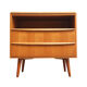 Chest of drawers in cherrywood and formica 1950
