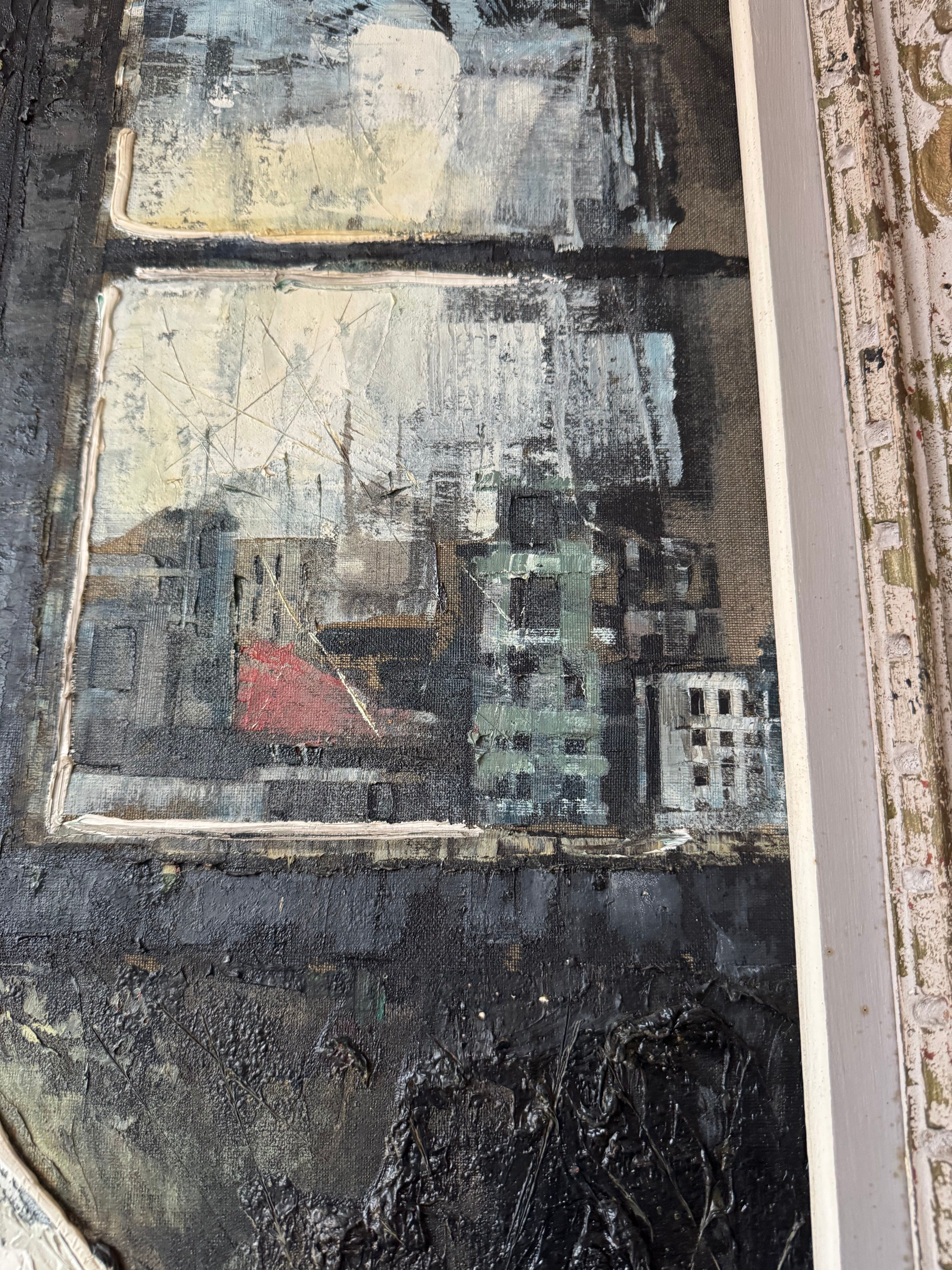 Still life tableau in Expressionist style from the 1960s.