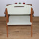 Chaise de poupée en bois vintage