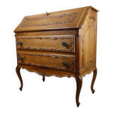 Louis XV style writing desk in walnut – 20th century