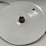 Enameled sheet metal pendant lights