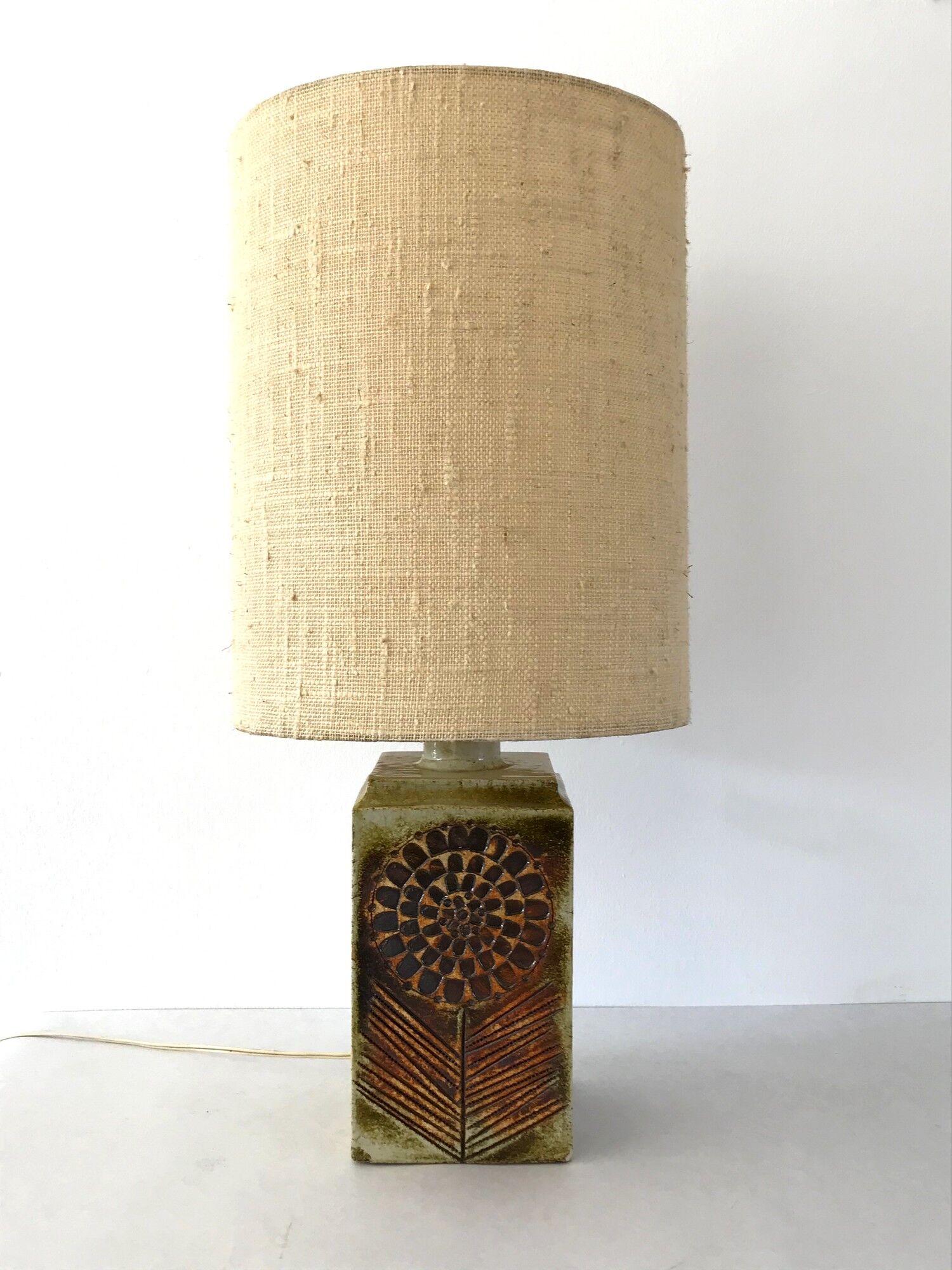 Ceramic lamp by Roger Capron