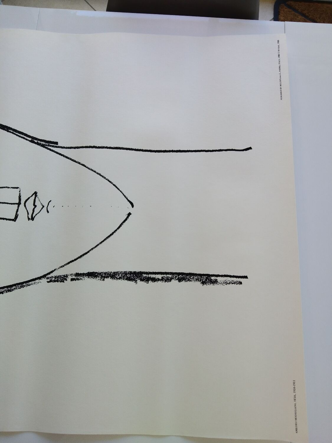 Modigliani poster "The head"