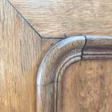 Louis Philippe linen cupboard in blond oak