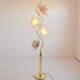 Floor lamp / Lotus flower floor lamp Italian design vintage 1970s
