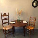 Round table with flaps diameter 97 cm