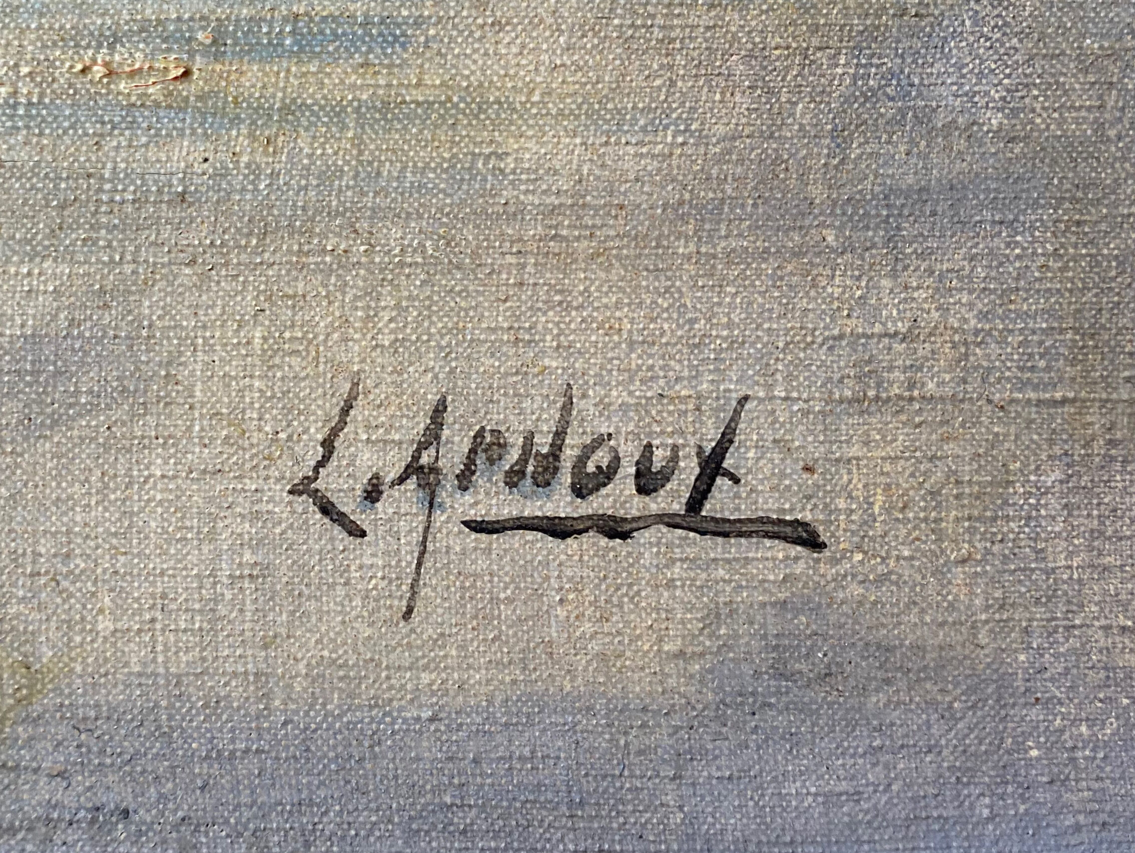 Paintings  "Lakescapes" nocturnal and daytime signed L. Arnoux