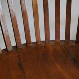 Office chair made of natural wood