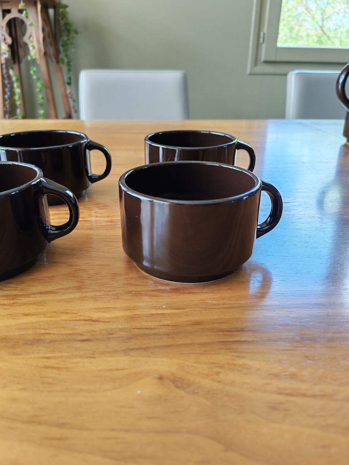 Vintage 1970s breakfast service