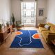 Handmade pure wool Moroccan rug 3x2 m